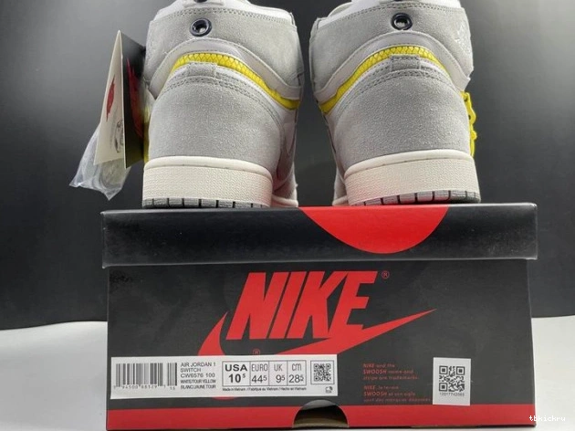 Rep TBkick 1 Light Air CW6576-100 Switch Smoke Jordan High 0714